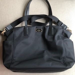 KATE SPADE BLACK BABY BAG
